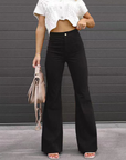 Julia | High-Waisted Flared Corduroy Broek