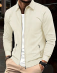 Alexander | Heren Vest | Stijlvolle Look Met Rits