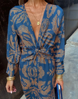 Julie™ - Dames Lange Mouw Maxi Jurk