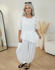 Hetty Linnen Co-Ord Set - Comfortabel & Stijlvol