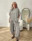 Hetty Linnen Co-Ord Set - Comfortabel & Stijlvol