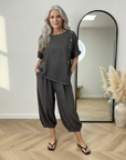 Hetty Linnen Co-Ord Set - Comfortabel & Stijlvol