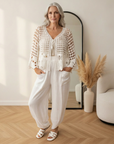 Candice Gehaakte Cardigan