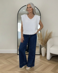 Tessa Linnen Bubble Top