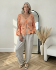 Candice Gehaakte Cardigan