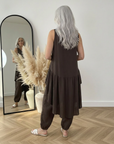 Hayley High Low Set - Elegante Tweedelige Outfit