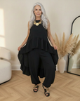Hayley High Low Set - Elegante Tweedelige Outfit