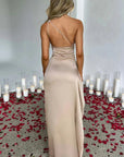Evi | Asymmetrische Maxi-jurk met Hoge Split