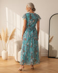 Daisy | Verfijnende Glamour Jurk — back view