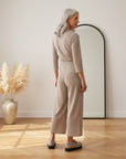 Romina - Ademende Mesh Loafers met Dikke Zolen — back view