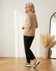 Carla - Elegante Platte Loafers — back view