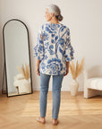 Kay™ | Luchtige Dagelijkse Blouse — back view