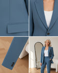 ELIZA - Elegant Pak met Klassieke Blazer — details
