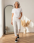 Maria - Elegante Schoenen met Decoratieve Metalen Ketting — front view