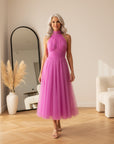 Catalina | Elegante Tule Jurk voor Bruiloftsgasten — front view