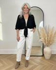 Tyler Strik Vest met Strikdetail — front view