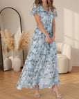 Daisy | Verfijnende Glamour Jurk — Blauw