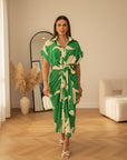 Addison™ | Luxe Elegante Jurk — Groen (Bijna Uitverkocht)