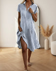 Elegante Cocktailjurk voor Dames — Wit