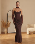 ARIA | Muse Maxi Jurk — Mocha