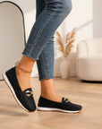 Beatriz - Comfortabele Instapschoenen voor Dames — Zwart