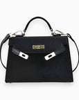 Elodie - Elegante Klassieke Handtas met Metalen Sluiting
