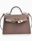Elodie - Elegante Klassieke Handtas met Metalen Sluiting