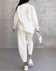 Dames Sweatshirt & Broek Set met Lange Mouwen