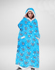 Ruime Hoodie Deken met Warme Fleece Voering