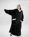 Ruime Hoodie Deken met Warme Fleece Voering