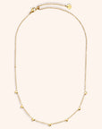 Elegante Goudkleurige Ketting met Mini Hartjes