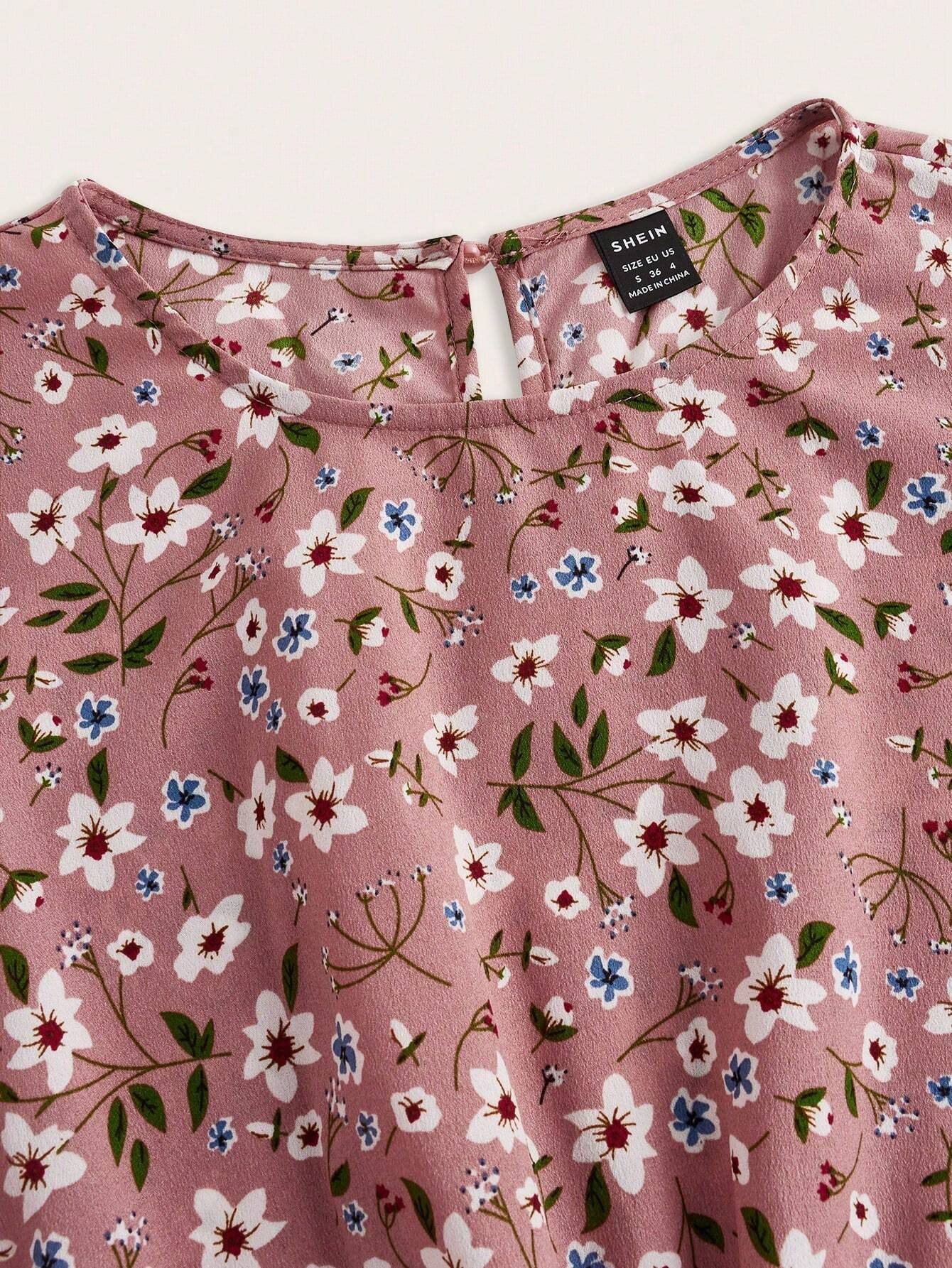 Flora™ | Romantische Maxi Jurk met Bloemenprint &amp; Bisschopsmouwen