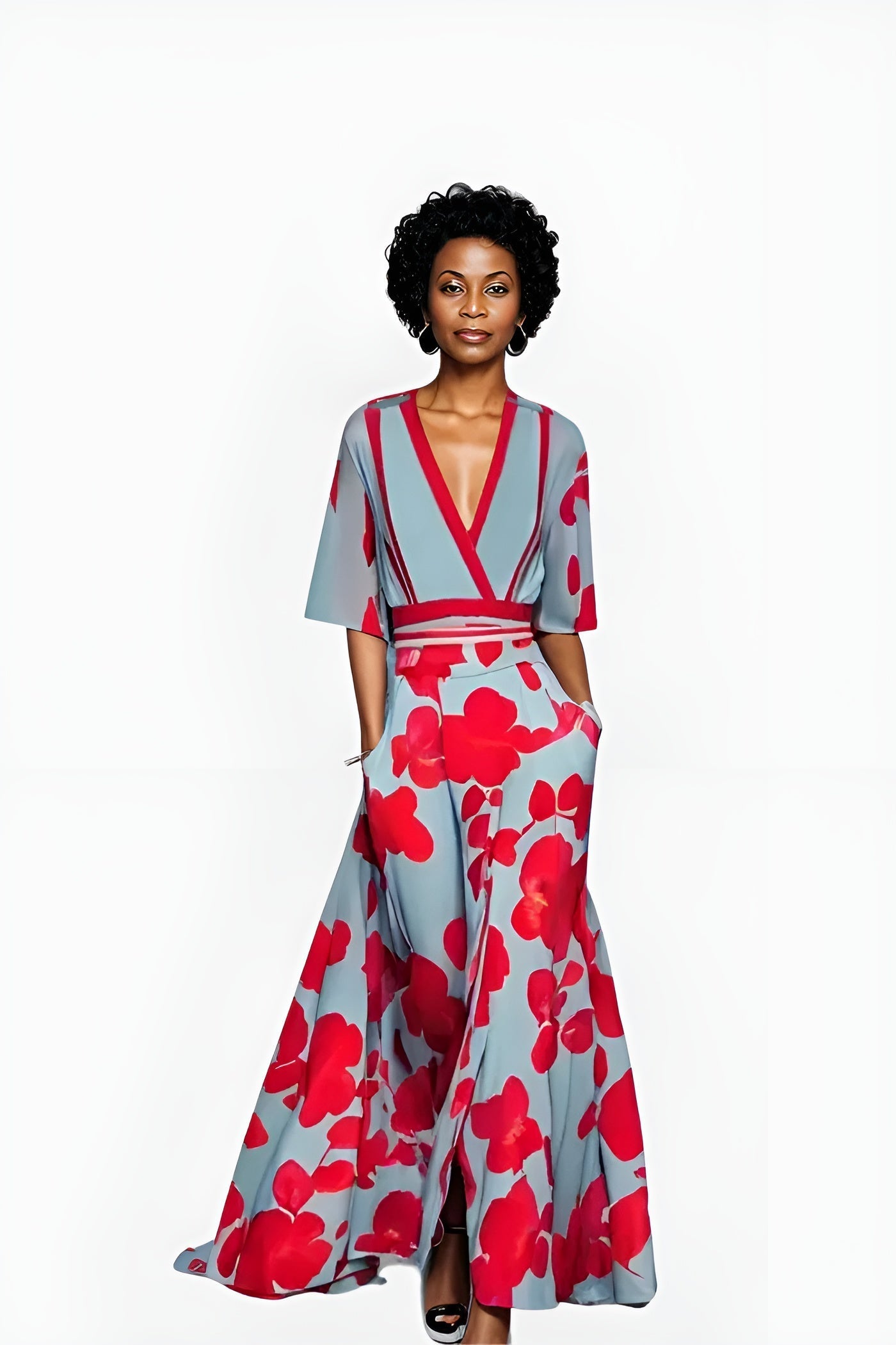 Florita™ - Bloemen Wikkel Jurk