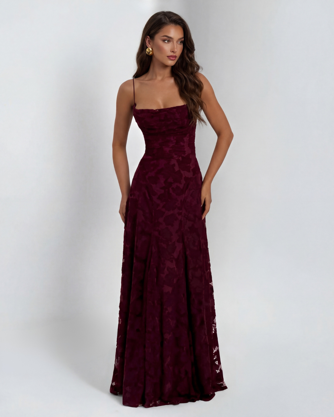 Luxe Lace Maxi-jurk