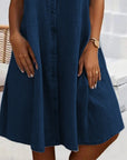 Jennifer™ - Lichtgewicht Denim-look Jurk