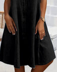 Jennifer™ - Lichtgewicht Denim-look Jurk