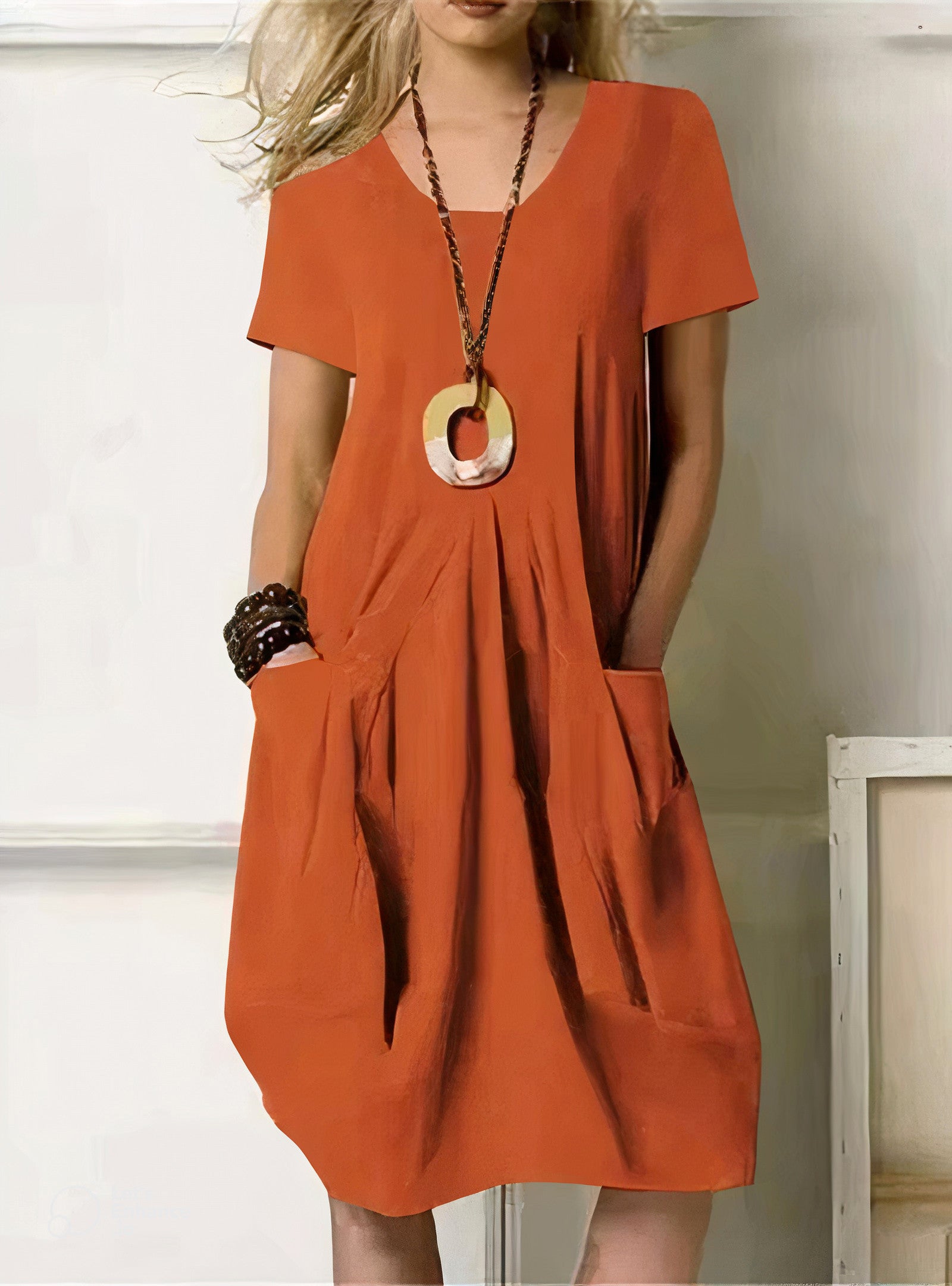 Evelyn™ - Jurk met Relaxed Pasvorm