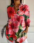 Christine™ | Elegante Blouse met Bloemenprint