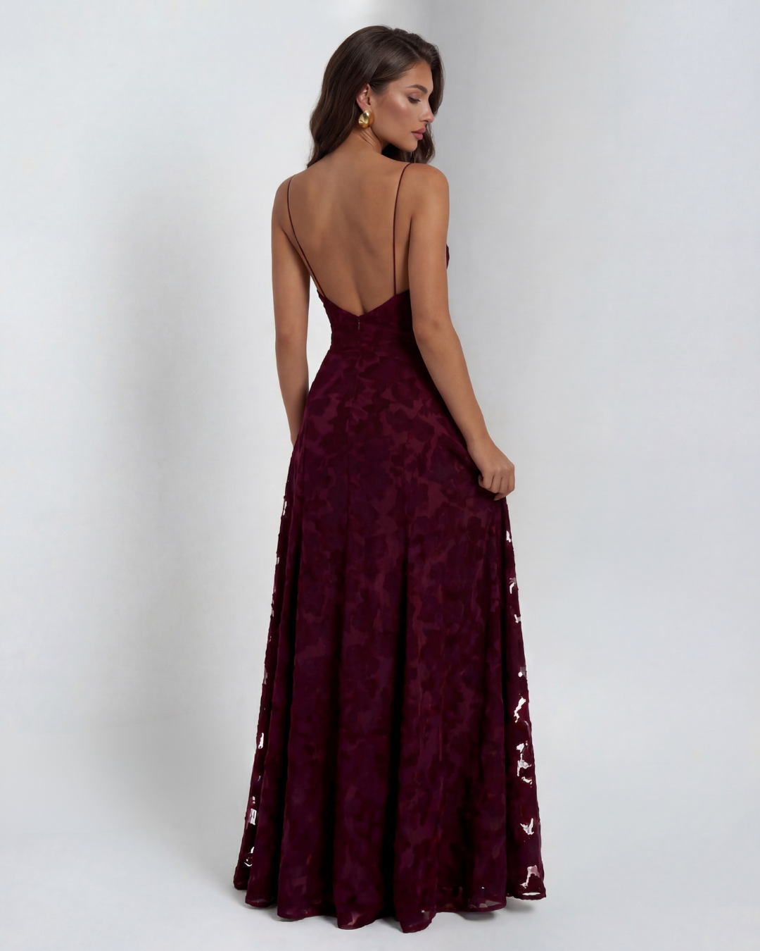 Luxe Lace Maxi-jurk