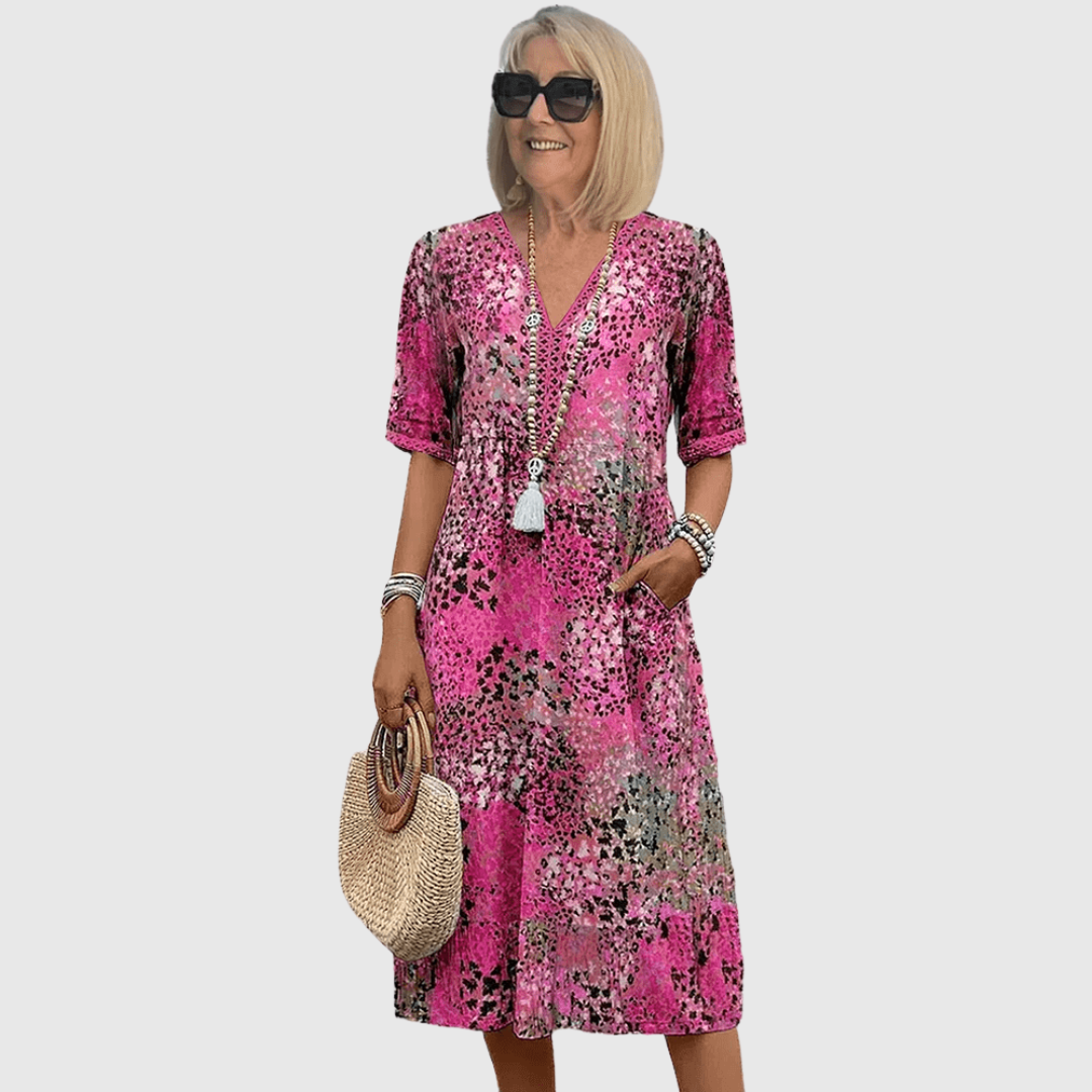 Skyler Ocean Breeze Midi Dress