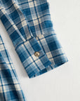 Retro Etnische Maxi Jurk met Kraag en Roodbruin Ruitpatroon