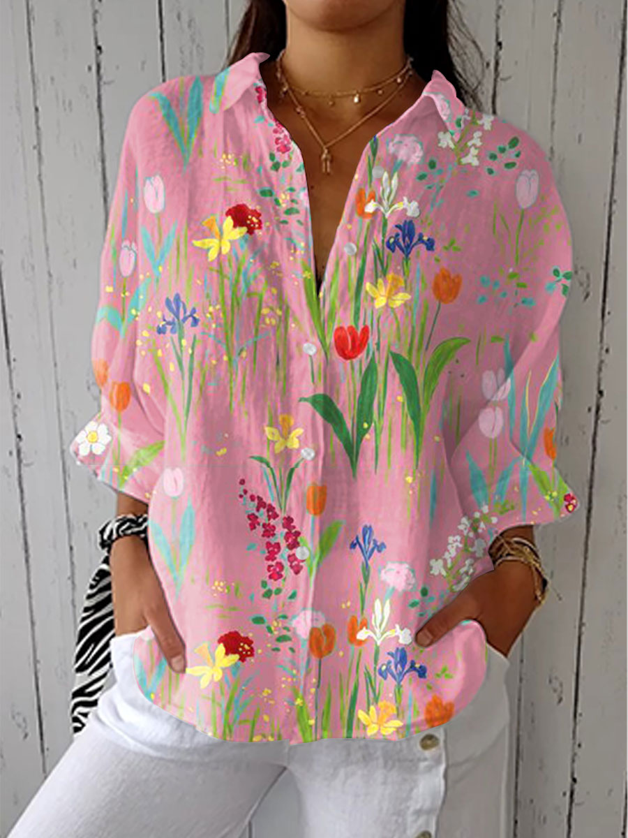 Fiona - Voorjaars Tuin Blouse