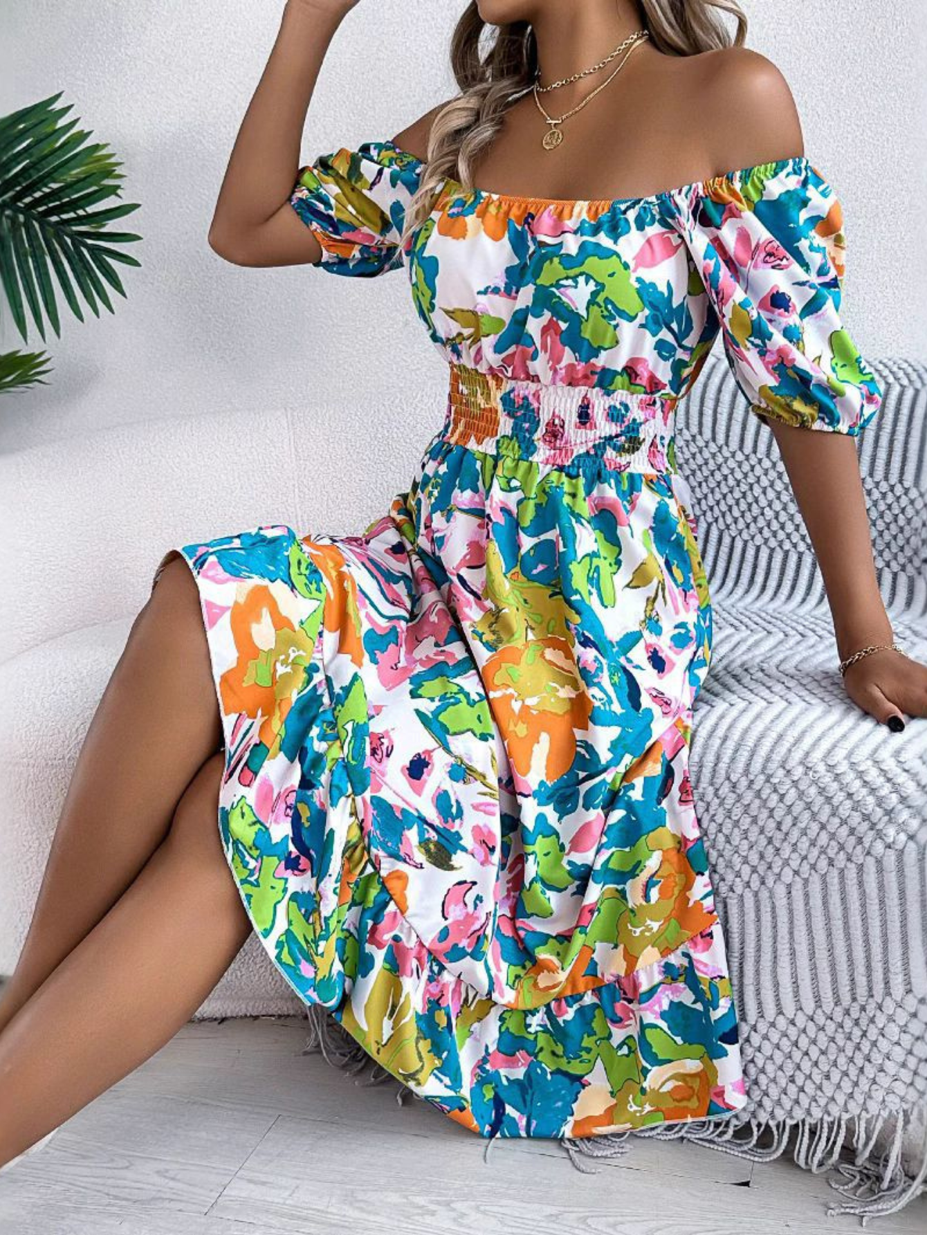 Leslie™ - Casual Boho Verloop Jurk