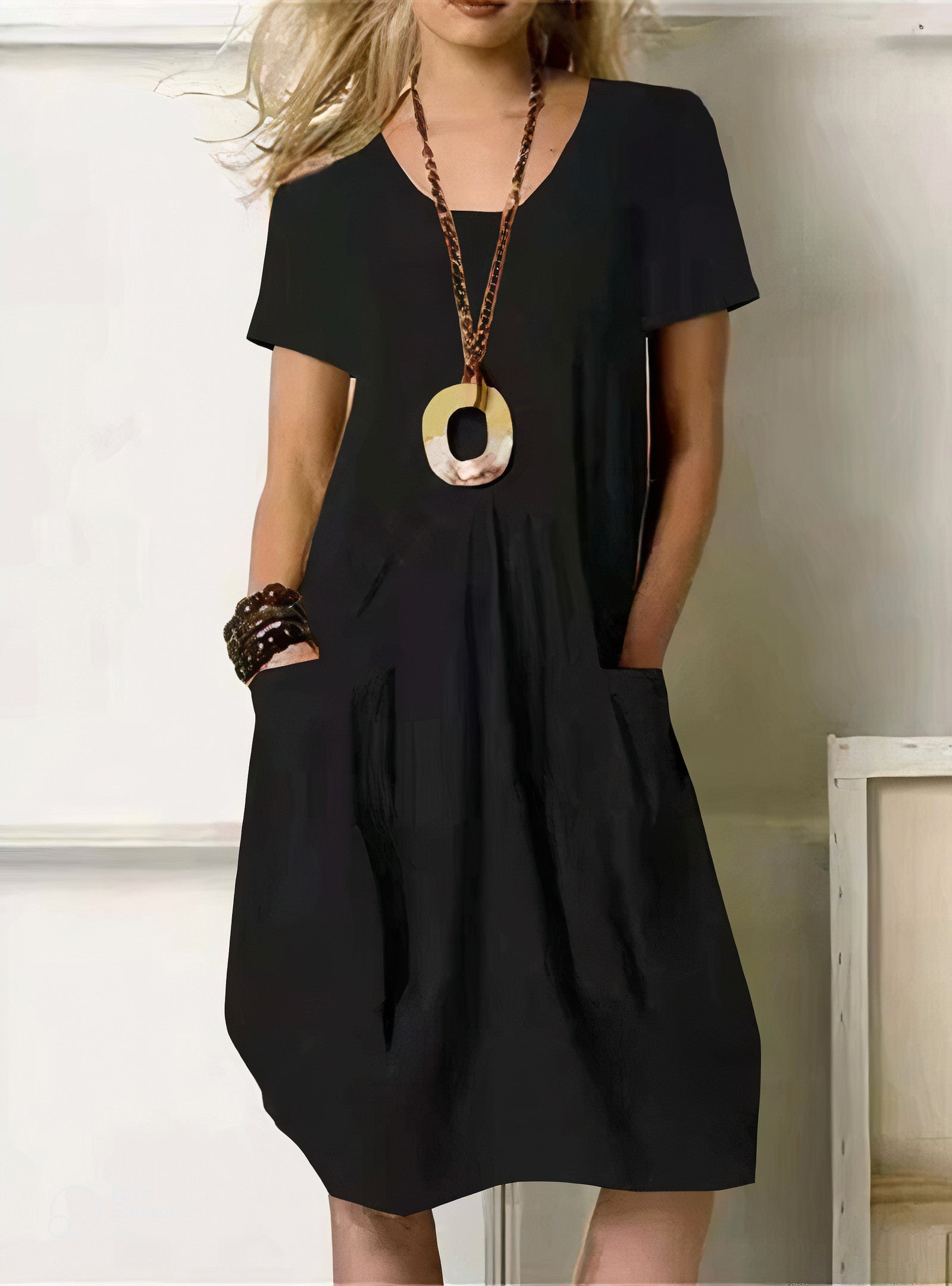 Evelyn™ - Jurk met Relaxed Pasvorm