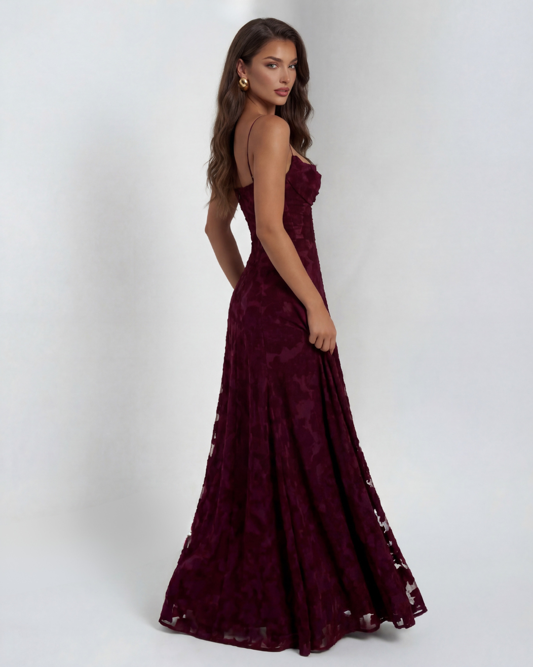 Luxe Lace Maxi-jurk