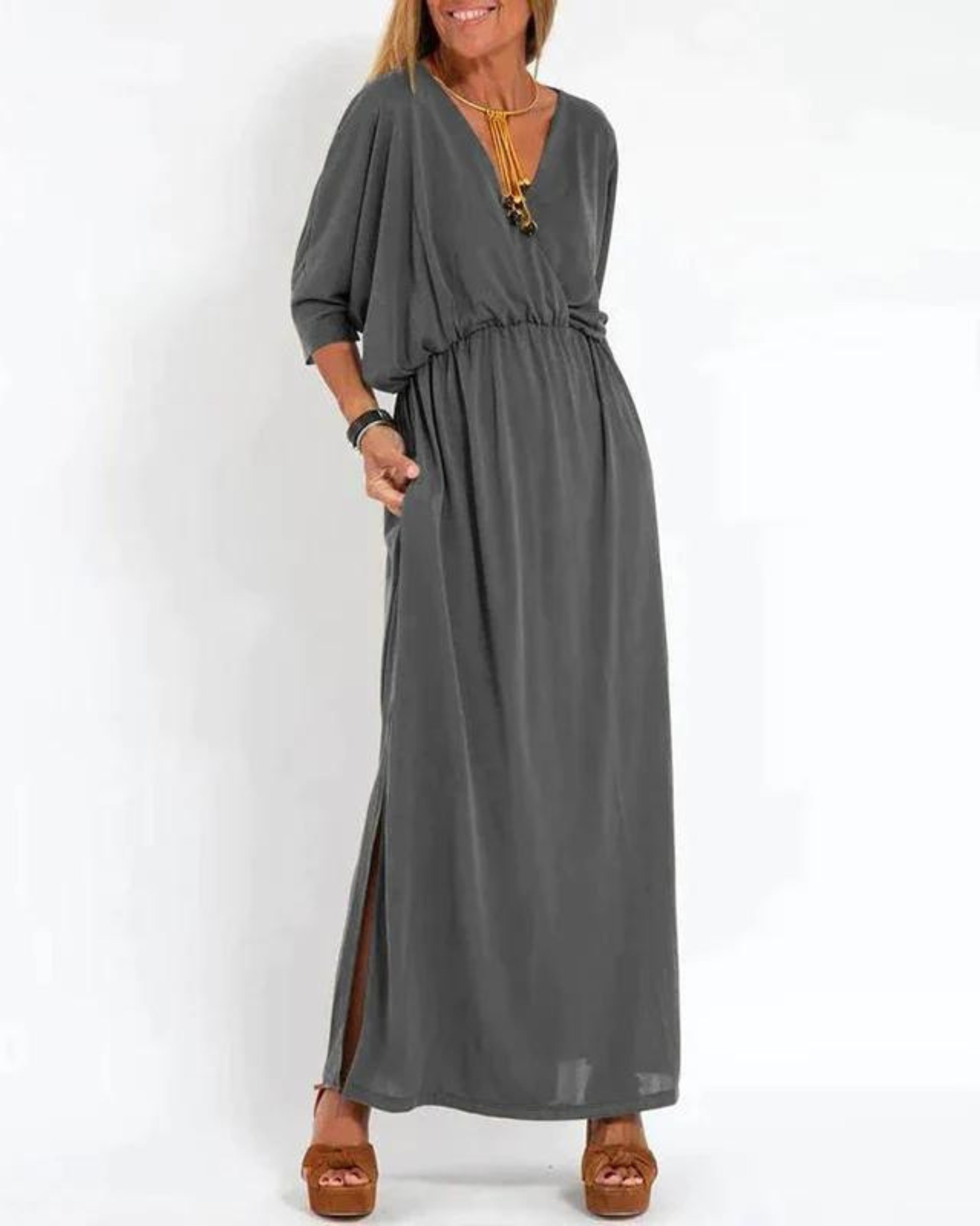 Denise™ - Lange Jurk