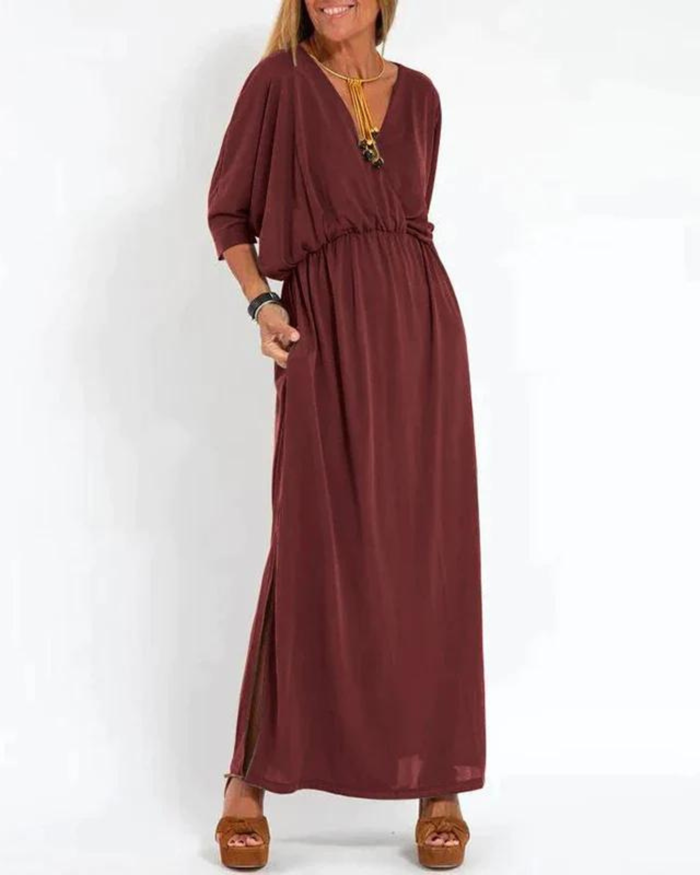 Denise™ - Lange Jurk