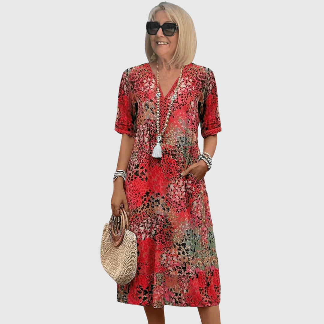 Skyler Ocean Breeze Midi Dress
