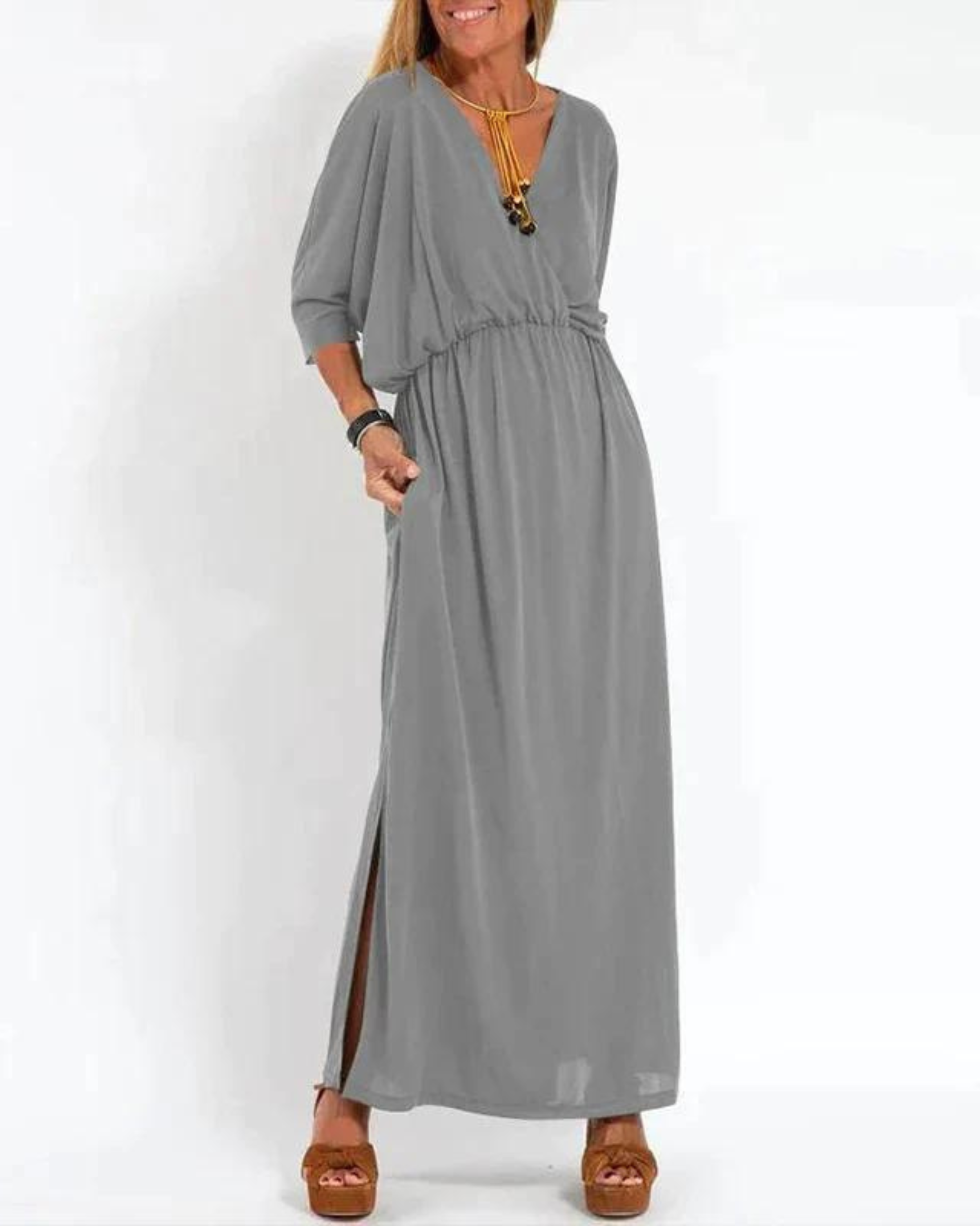 Denise™ - Lange Jurk