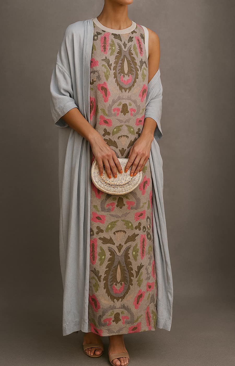 Alexia™ - Bijpassende Lange Jurk &amp; Jas Set